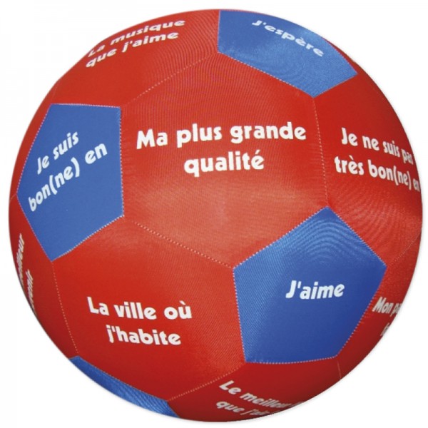 Lernspiel-Ball "Pello" - Kennenlernsätze Französisch