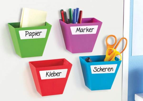 Set Utensilien-Boxen, magnetisch, 4-tlg.