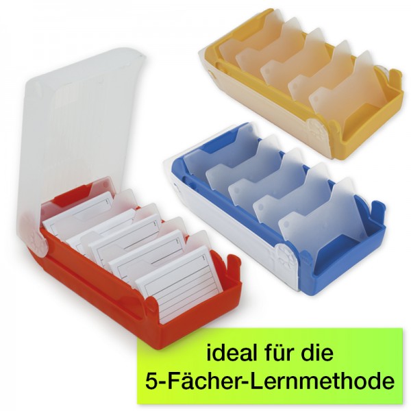 Karteikasten für A8 Kunststoff