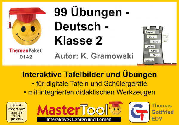 MasterTool - 99 Übungen - Deutsch - Klasse 2 (TP 142)