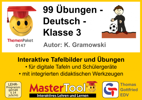 MasterTool - 99 Übungen - Deutsch - Klasse 3 (TP 147)