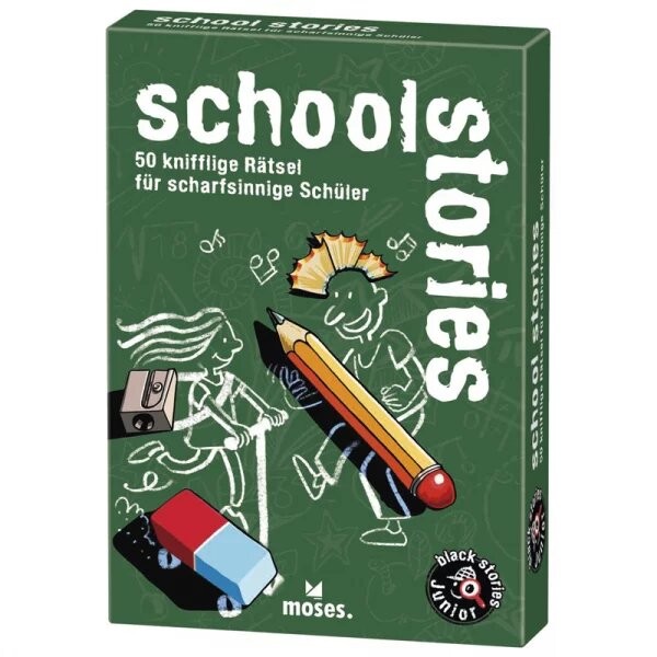 Kartenspiel "School Stories - 50 knifflige Rätsel für scharfsinnige Schüler"