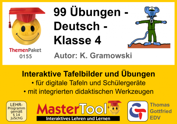 MasterTool - 99 Übungen - Deutsch - Klasse 4 (TP 155)