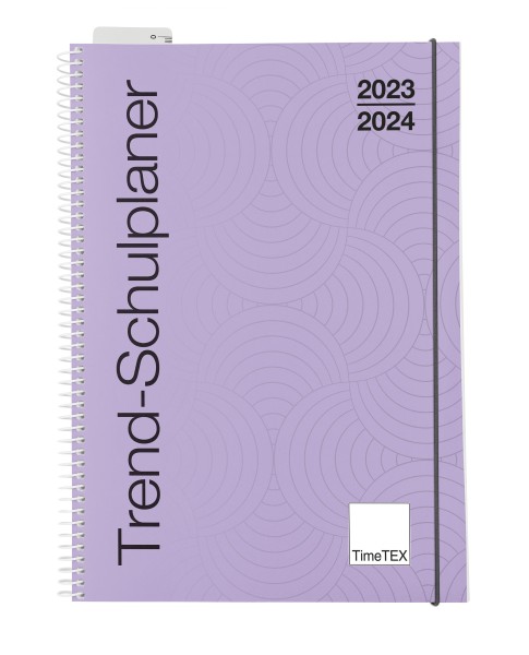 TimeTEX Trend-Schulplaner A5, 2023/2024 in verschiedenen Farben