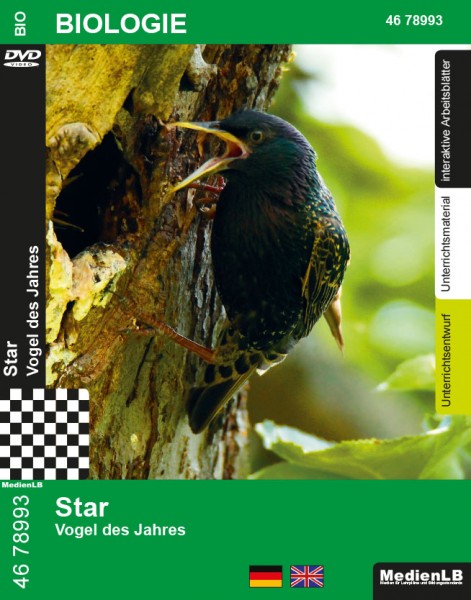 Star - Vogel des Jahres: DVD mit Unterrichts- und Begleitmaterial