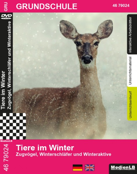 Tiere im Winter - Zugvögel, Winterschläfer und Winteraktive: DVD mit Unterrichtsmaterial