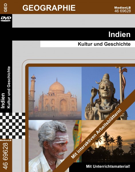 Indien - Kultur und Geschichte: DVD mit interaktiven Arbeitsblättern