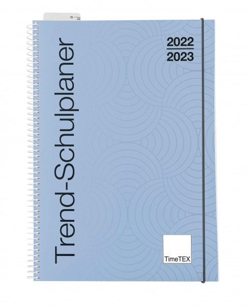 TimeTEX Trend-Schulplaner A5, 2022/2023 in verschiedenen Farben