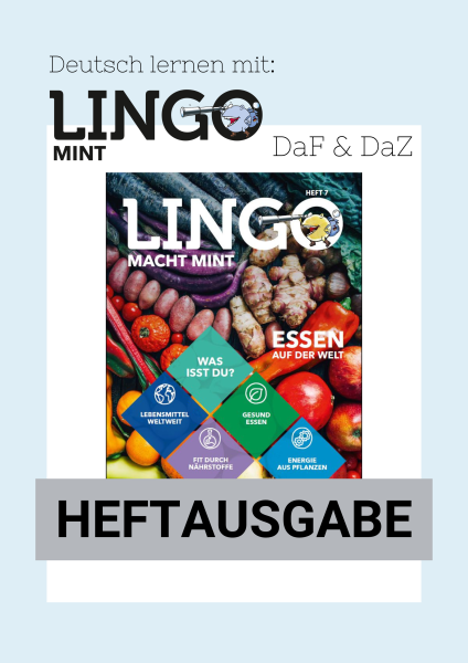 Lingo macht MINT-Magazin - Heft 7 Essen auf der Welt
