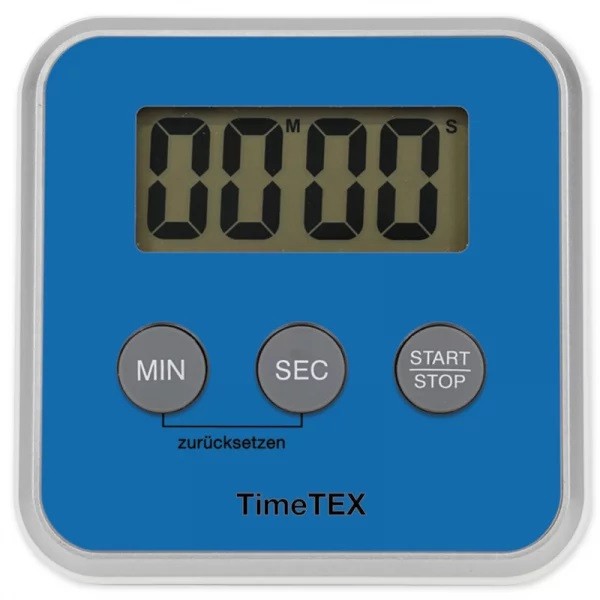 TimeTEX Zeitdauer-Uhr "Digital" compact blau