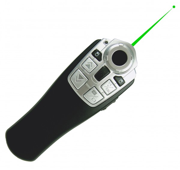 Laser-Pointer "grün" mit Funk-Maus zum Präsentieren