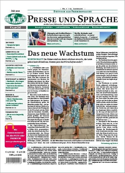 Schnupperabo: Presse und Sprache: Deutsch als Fremdsprache lernen