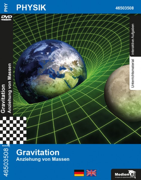 Gravitation - Anziehung von Massen: DVD mit Unterrichtsmaterial, interaktive Übungen