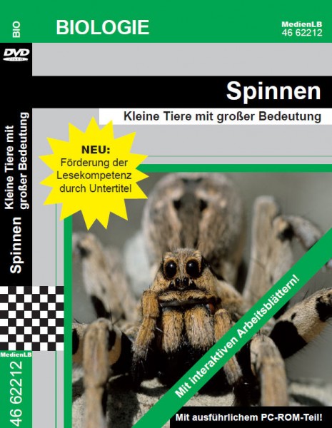 Spinnen - Kleine Tiere mit großer Bedeutung: DVD mit Begleitmaterial