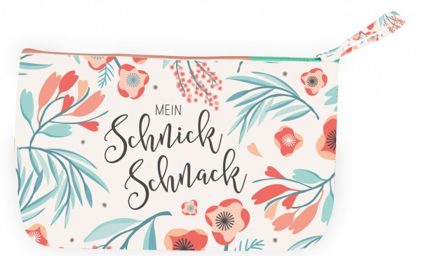 Bestickte Tasche - blütenreich - monbijou
