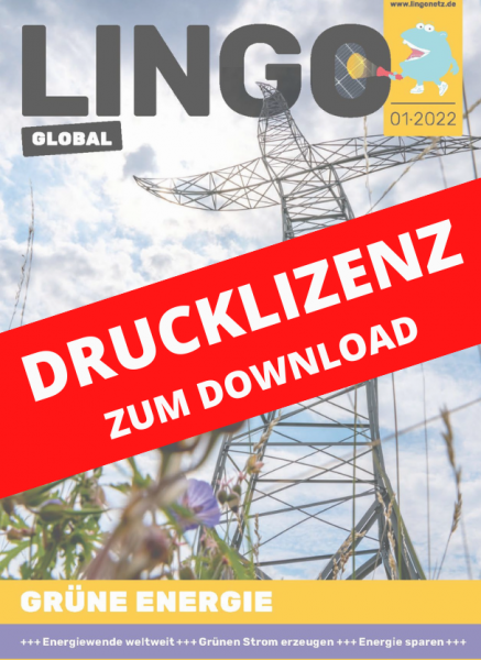 Lingo Global Drucklizenz Ausgabe 5: Grüne Energie