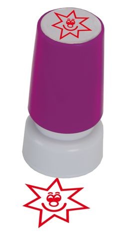 Siebdruck-Stempel "Perpetuum", "Stern"
