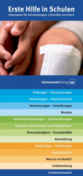 Erste Hilfe in Schulen (Broschüre)