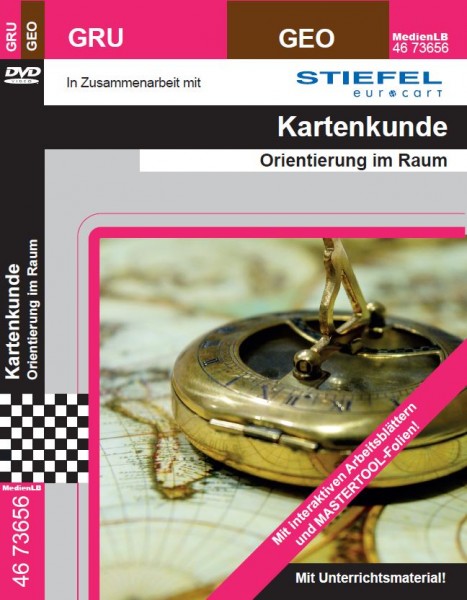 Kartenkunde - Orientierung im Raum: DVD mit Unterrichts- und Begleitmaterial