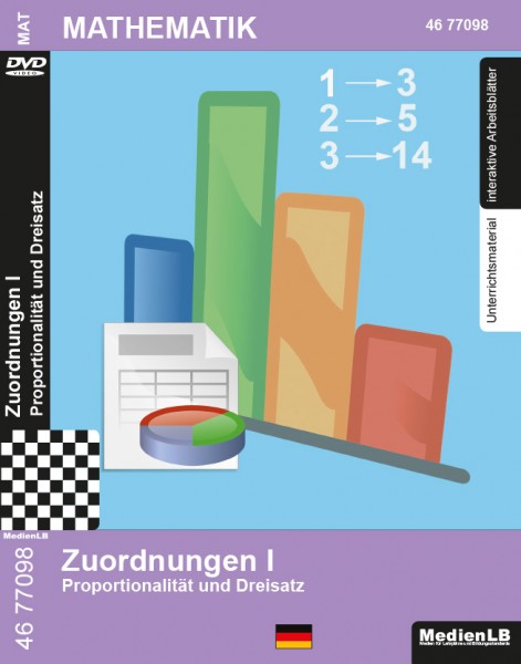 Zuordnungen I - Proportionalität: DVD mt Unterrichts- und Begleitmaterial