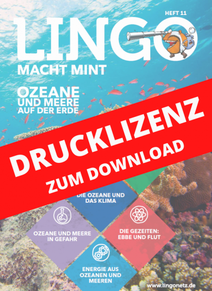 Lingo macht MINT Drucklizenz 11 Ozeane