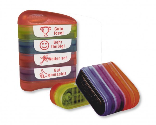 Siebdruck-Stempel "Perpetuum", 4 in 1, "Gute Idee"