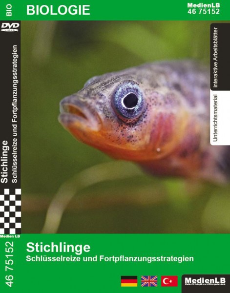 Stichlinge - Schlüsselreize und Fortpflanzungsstrategien: DVD mit Unterrichts- und Begleitmaterial
