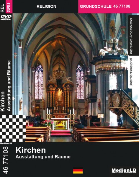 Kirchen - Ausstattung und Räume: DVD mit Unterrichtsmaterial