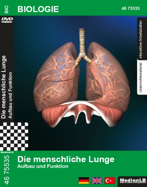 Die menschliche Lunge - Aufbau und Funktion: DVD mit Unterrichts- und Begleitmaterial