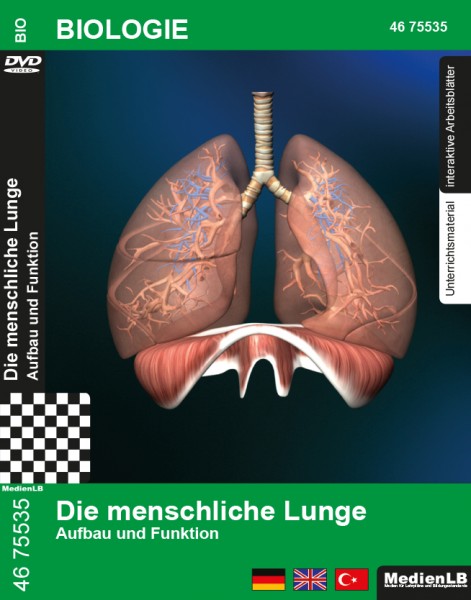 Die menschliche Lunge - Aufbau und Funktion: DVD mit Unterrichts- und Begleitmaterial