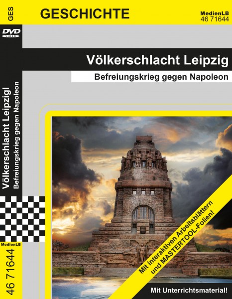 Völkerschlacht Leipzig - Befreiungskrieg gegen Napoleon: DVD mit interaktiven Arbeitsblättern und Ma