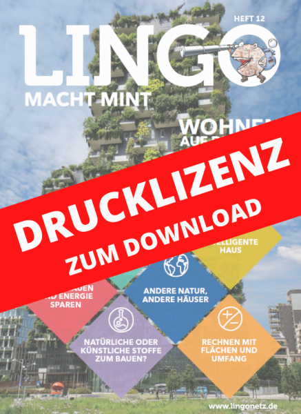 Lingo macht MINT Drucklizenz 12 Wohnen auf der Welt