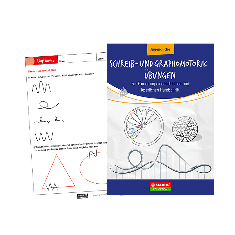 STABILO | Schreib- und Graphomotorik Übungen für Jugendliche im Unterricht: E-Book