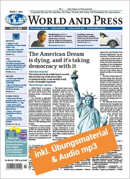 World and Press Jahresabo: advanced English lernen