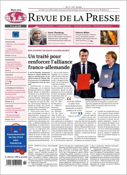 Revue de la Presse Jahresabo: Französisch lernen mit der Sprachzeitung