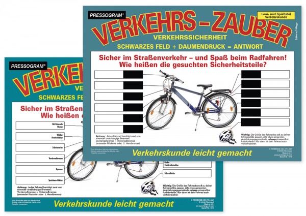 TimeTEX Zaubertafel "Verkehrserziehung" Fahrrad-Verkehrssicherheit
