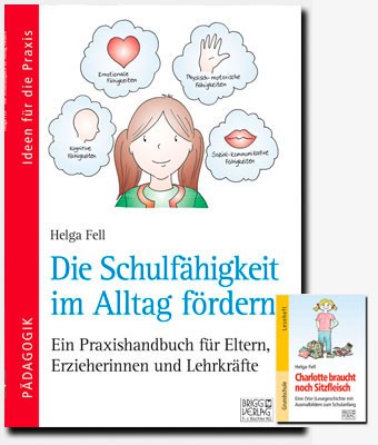 Die Schulfähigkeit im Alltag fördern + Leseheft
