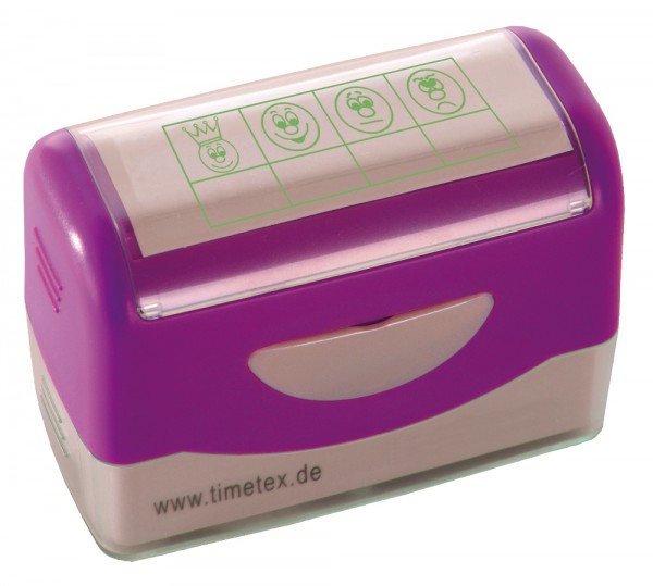 Siebdruck-Stempel "Perpetuum", "4 Gesichter"