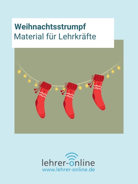 Weihnachtsstrumpf für Lehrkräfte