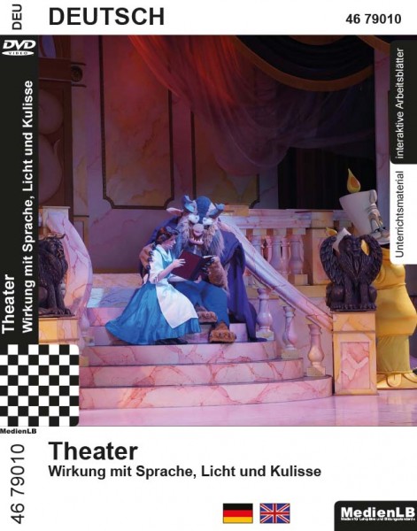 Theater - Wirkung mit Sprache, Licht, Kulisse: DVD mit Unterrichts- und Begleitmaterial