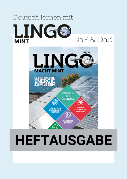 Lingo macht MINT-Magazin - Heft 14 Elektrische Energie zum Leben