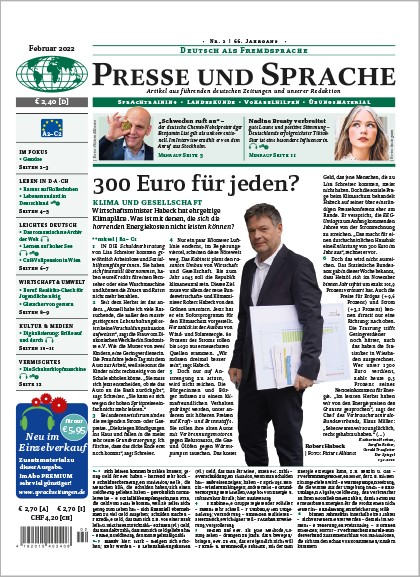 Presse und Sprache Jahresabo STUDENT: Deutsch als Fremdsprache lernen