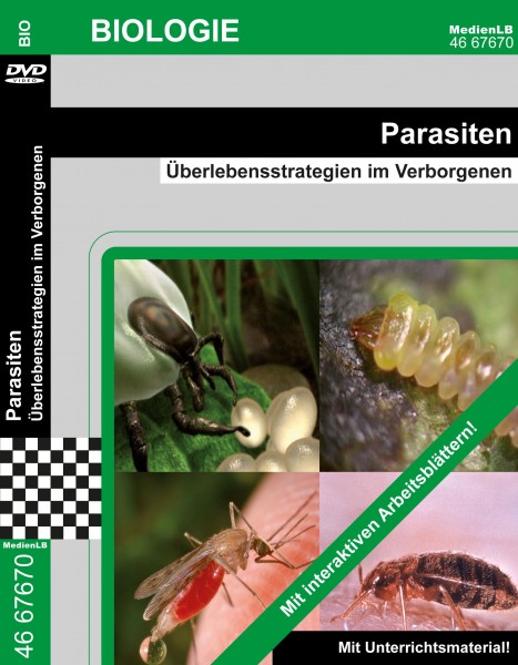 Parasiten - Überlebensstrategien im Verborgenen: DVD mit interaktiven Arbeitsblättern