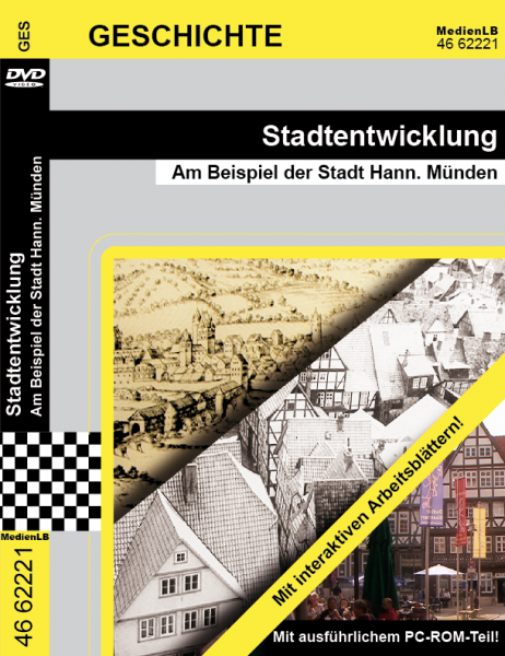 Stadtentwicklung - Am Beispiel der Stadt Hann. Münden: DVD mit interaktiven Arbeitsblättern