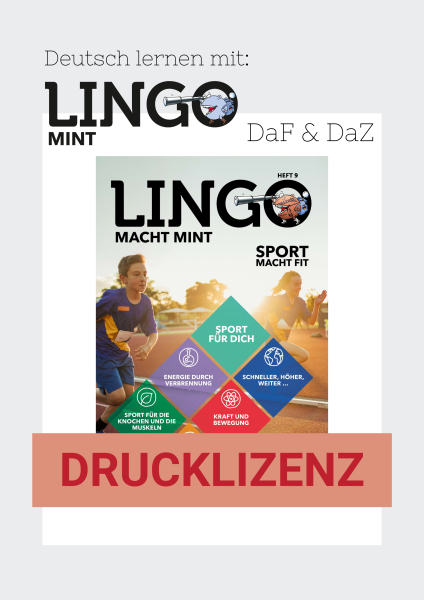 Lingo macht MINT Drucklizenz 9 Sport macht fit