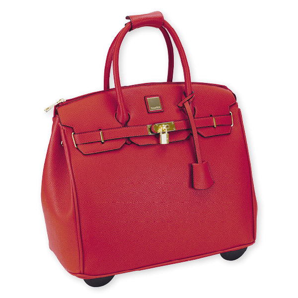 Handtaschen-Trolley "Bella", rot