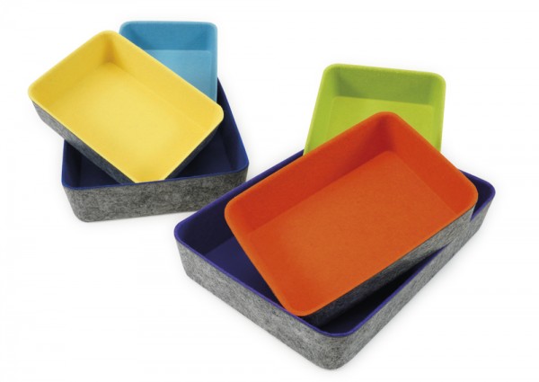 Filz-Schalen Set "Colori", 3-tlg.