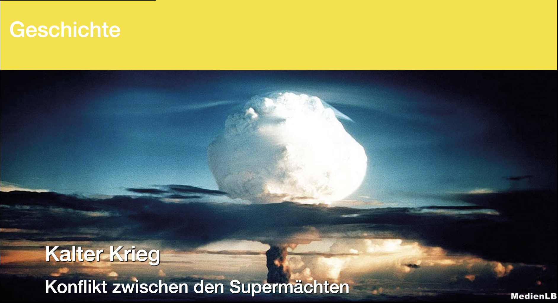 Kalter Krieg - Konflikt zwischen den Supermächten: DVD mit Unterrichtsmaterial, interaktiven Übungen
