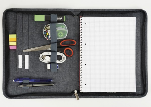 Lehrer-Mappe "Mobiles Büro", granitgrau