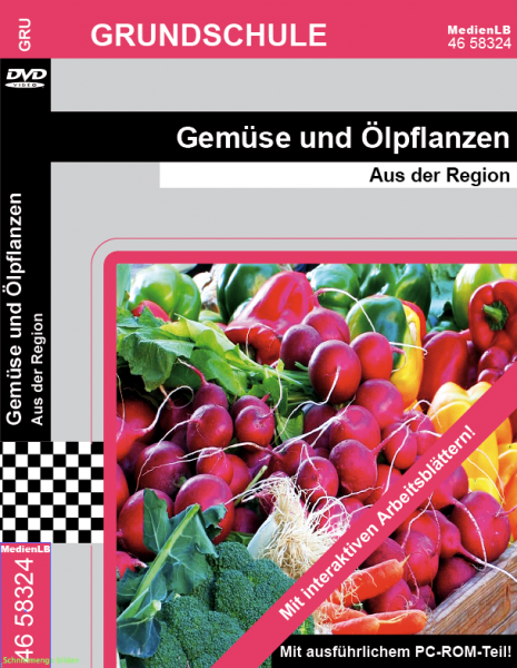 Gemüse und Ölpflanzen - Aus der Region: DVD mit interaktiven Arbeitsblättern